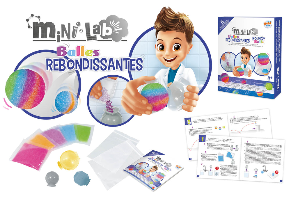 Buki Mini Lab šokinėjančių kamuoliukų gamybos rinkinys