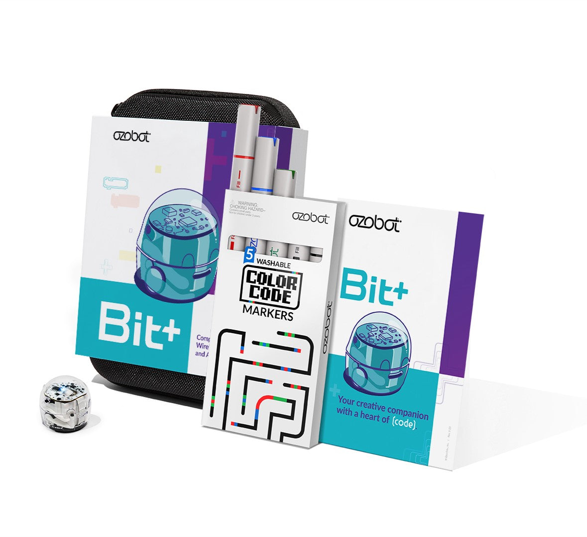 Ozobot Bit+ pradinis robotų rinkinys