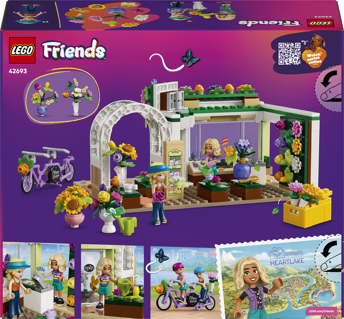 LEGO Friends 42693 Kūrybinė gėlių parduotuvė