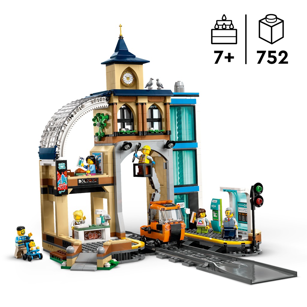 LEGO City 60469 Centrinė geležinkelio stotis
