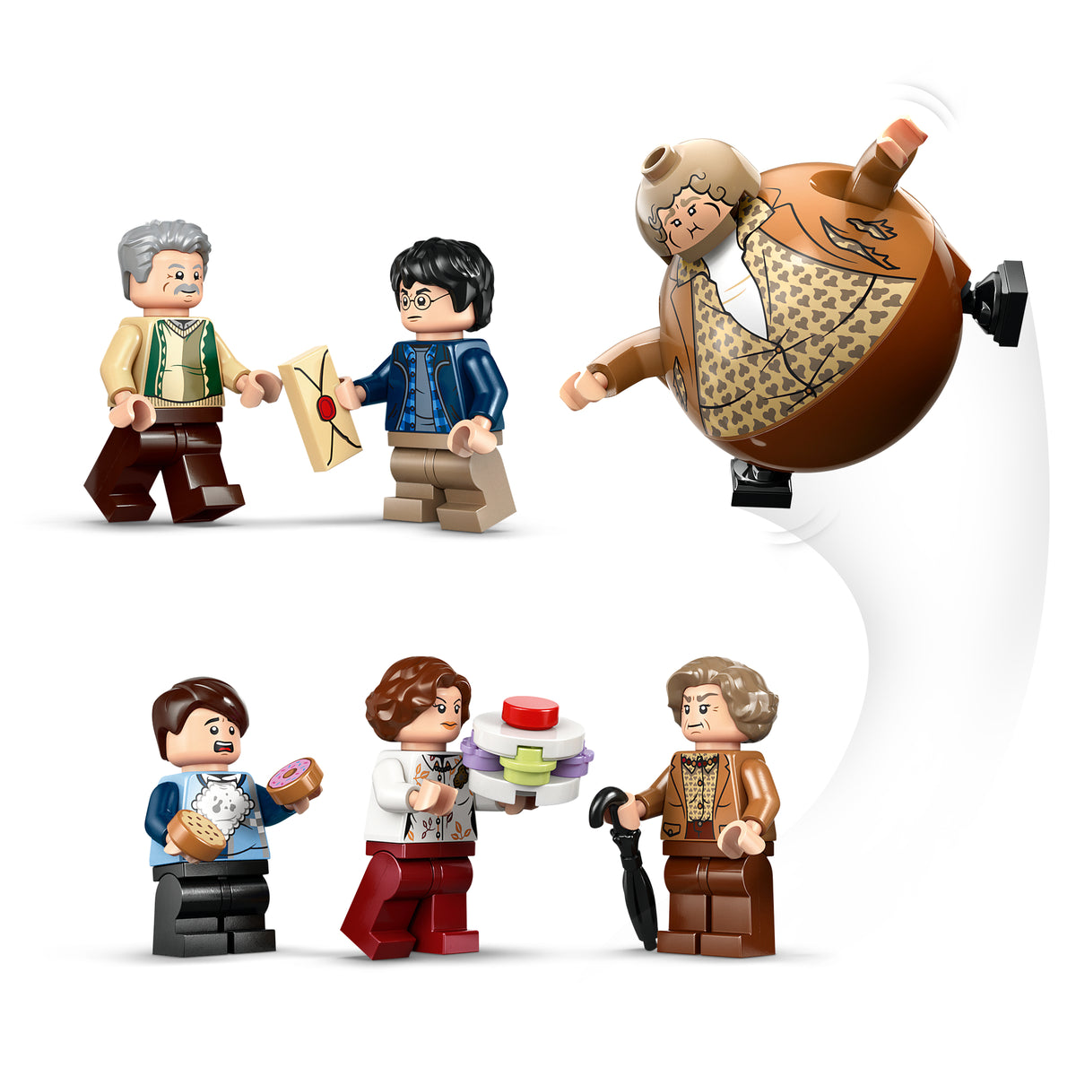 LEGO Harry Potter 76451 Ligustrų gatvė: tetos Mardžės vizitas