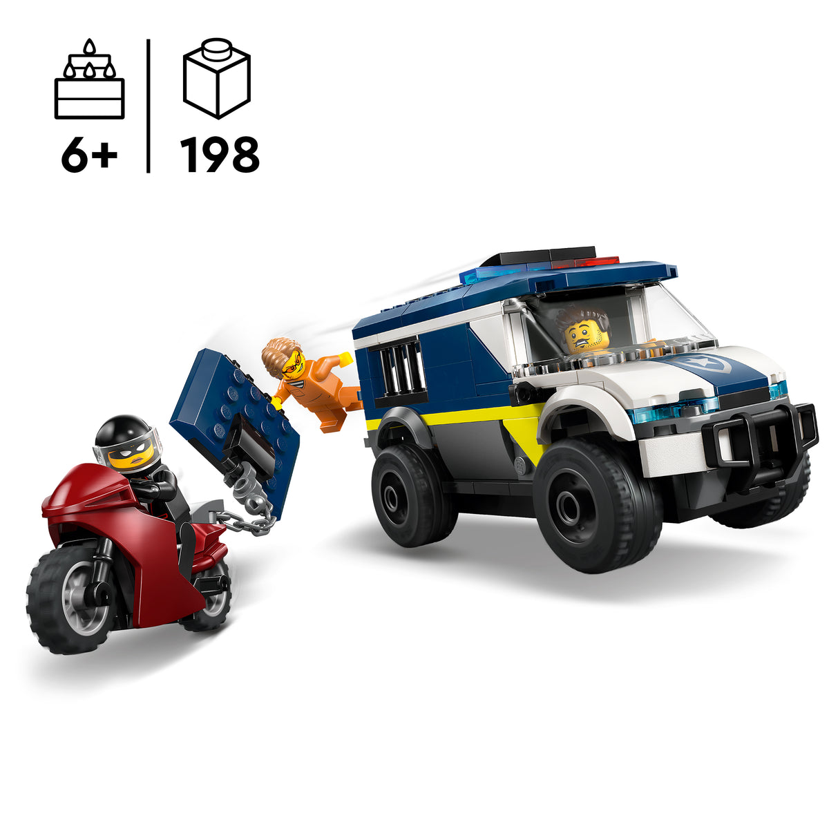 LEGO City 60479 Policijos kalinių pervežimo furgonas