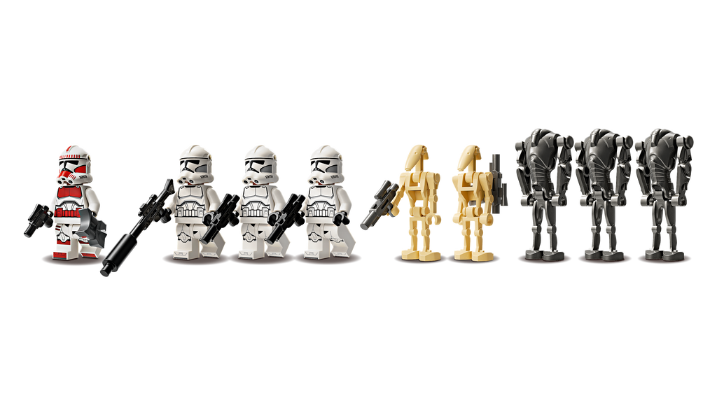 LEGO Star Wars 75372 Klonų karių ir kovos droidų kovos rinkinys