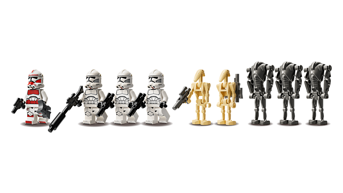 LEGO Star Wars 75372 Klonų karių ir kovos droidų kovos rinkinys