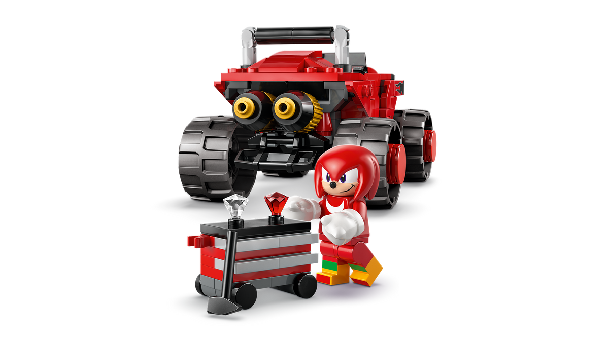 LEGO Sonic the Hedgehog 77118 Silverio automobilis prieš Knuckles visureigį-monstrą