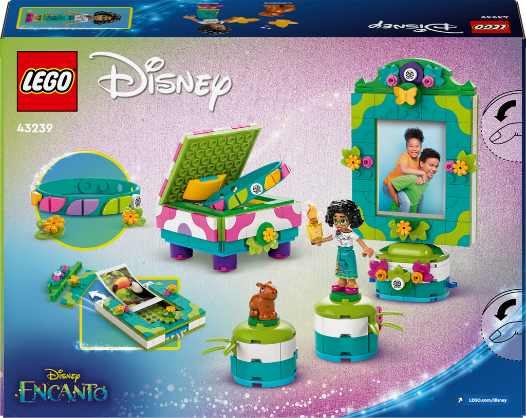 LEGO Disney 43239 Mirabelės nuotraukų rėmelis ir papuošalų dėžutė