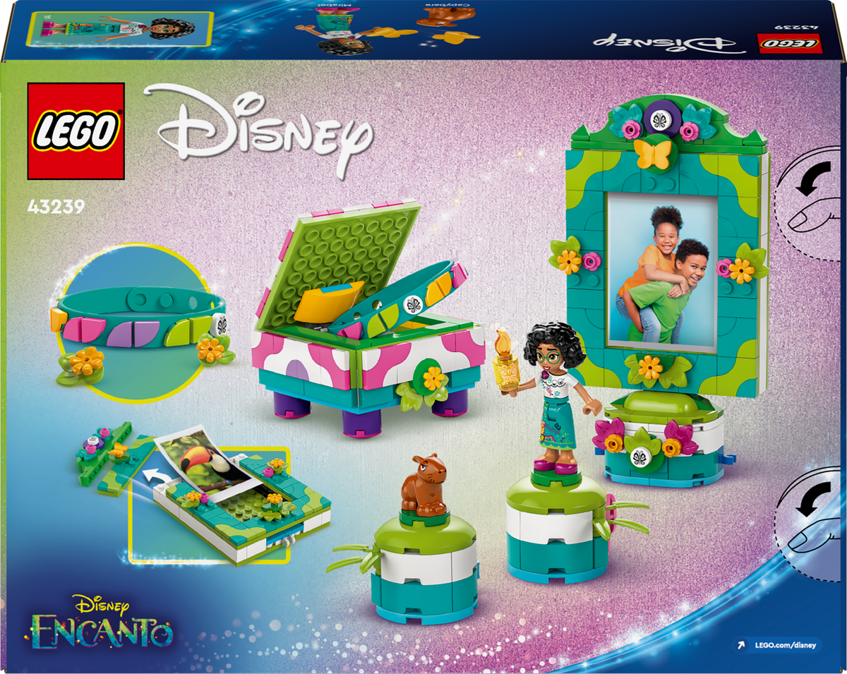 LEGO Disney 43239 Mirabelės nuotraukų rėmelis ir papuošalų dėžutė