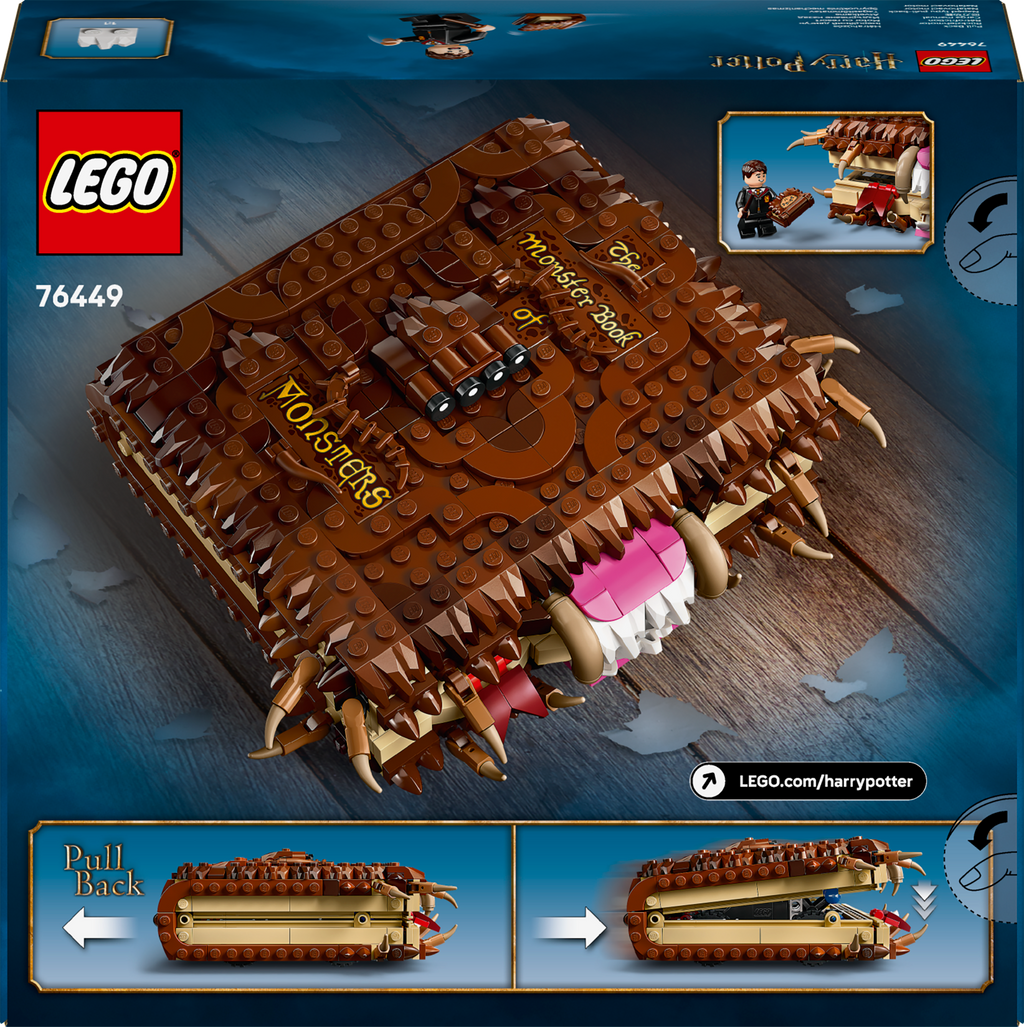 LEGO Harry Potter 76449 Kandžiojanti „Pabaisų knyga apie pabaisas“