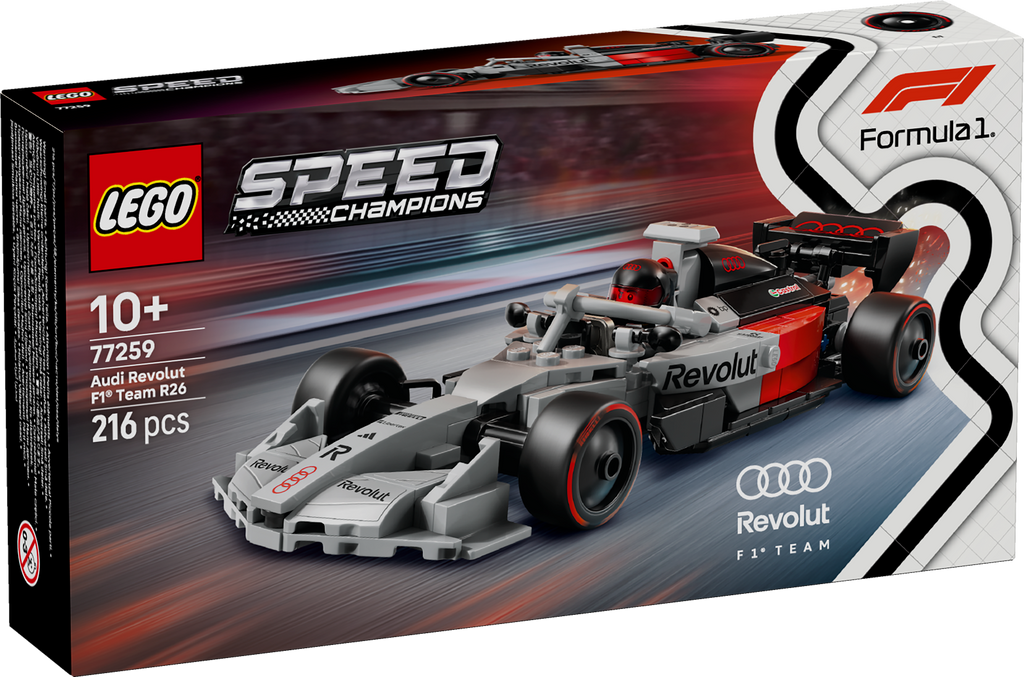 LEGO Speed Champions 77259 Audi Revolut F1 Team R26 bolidas
