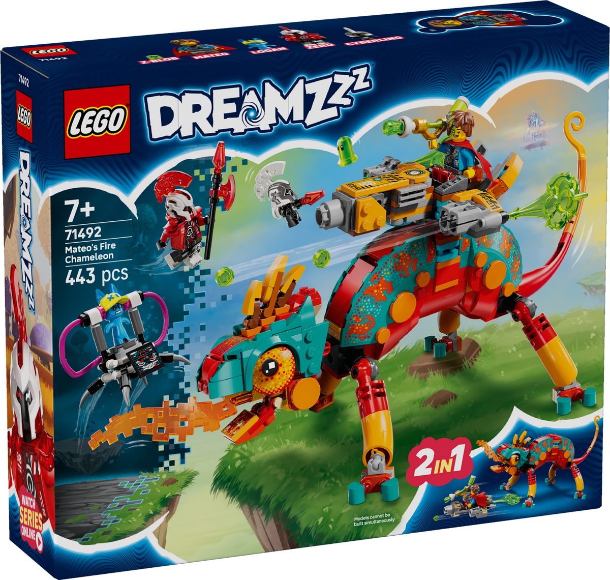 LEGO DREAMZzz 71492 Mateo ugnies chameleonas