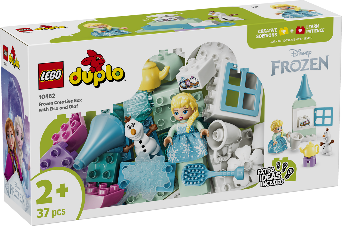 LEGO DUPLO 10462 „Ledo šalies“ kūrybinė dėžė su Elza ir Olafu