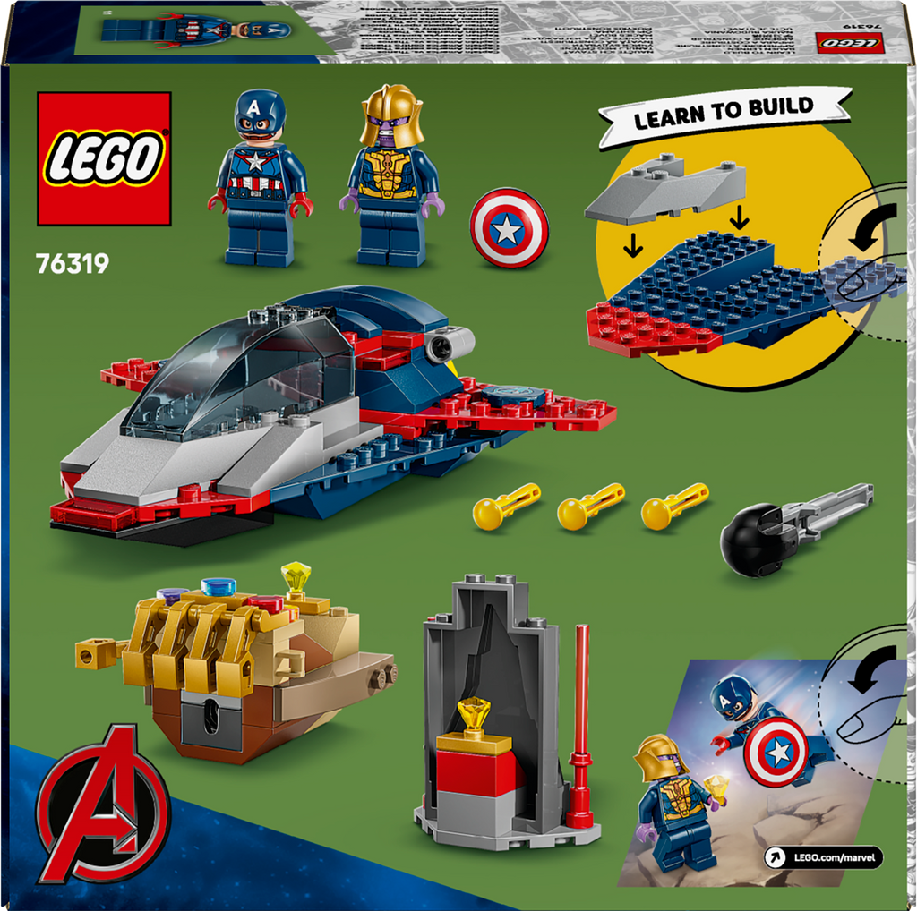 LEGO Marvel 76319 Kapitonas Amerika prieš Thanosą