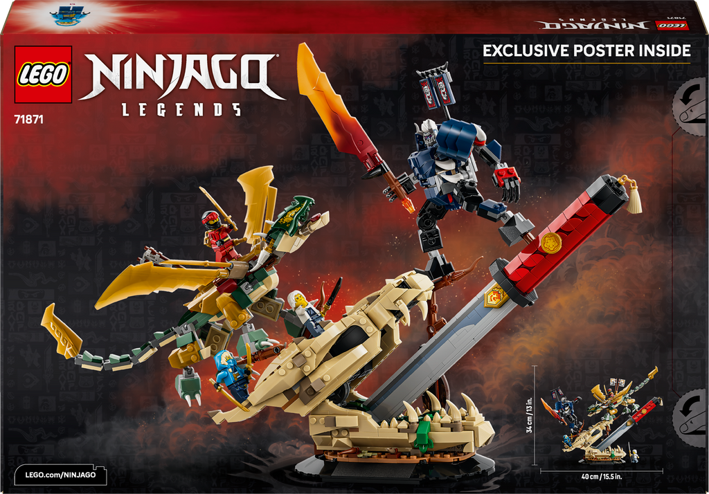 LEGO NINJAGO 71871 Mūšis ant Drakono ašmenų