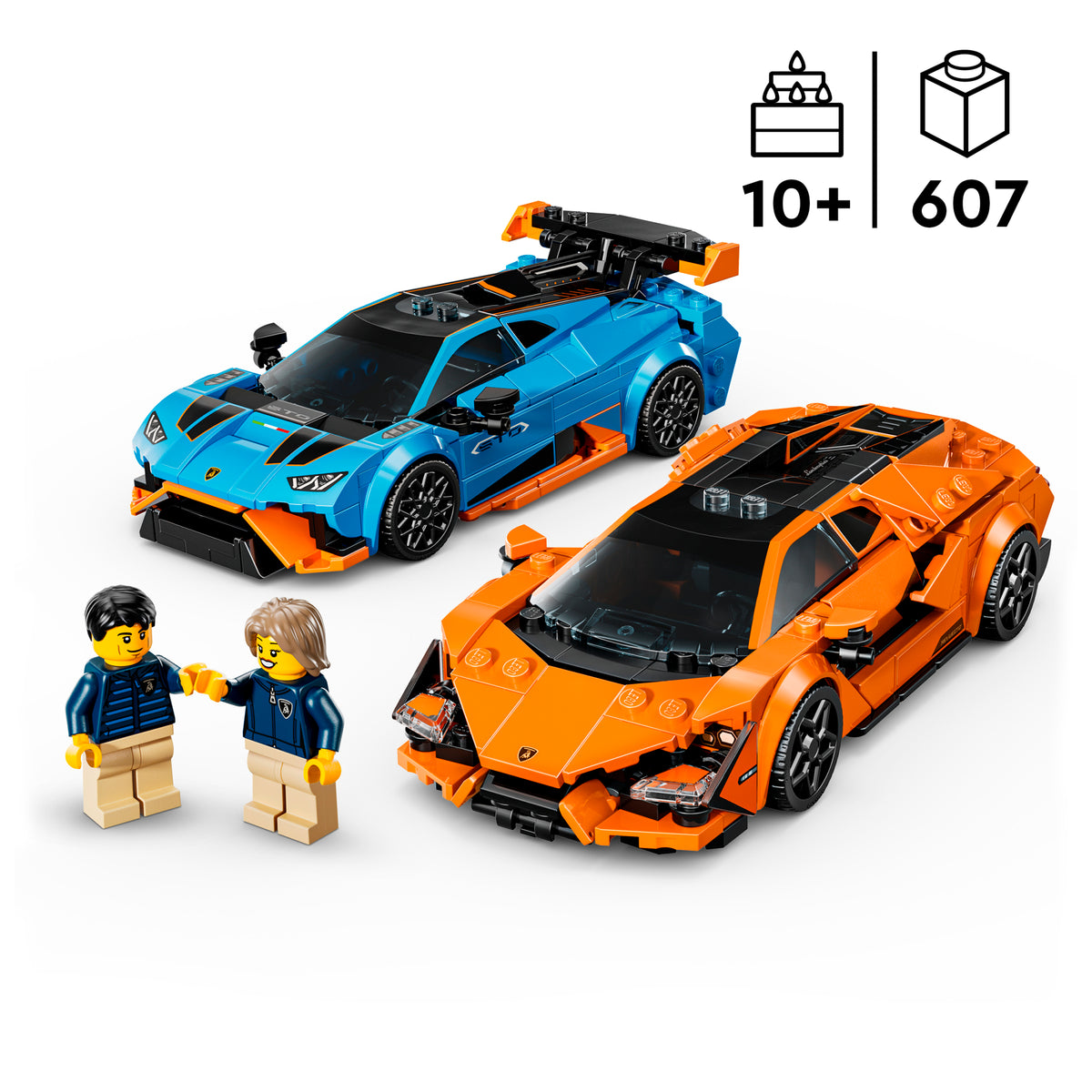 LEGO Speed Champions 77238 Lamborghini Revuelto ir Huracán STO