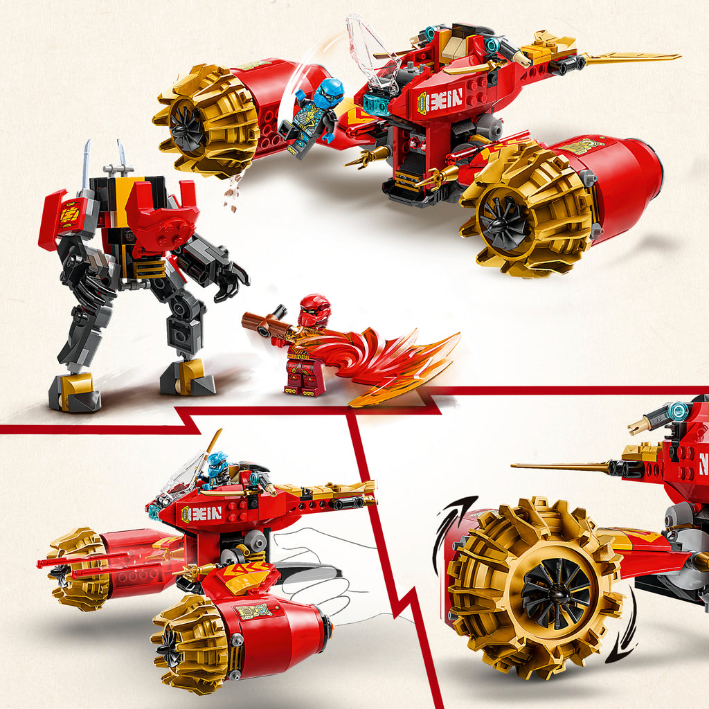 LEGO NINJAGO 71830 Kai robotas audrų raitelis
