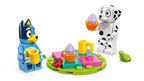LEGO Bluey 11201 Linksmybės žaidimų aikštelėje su Bluey ir Chloe