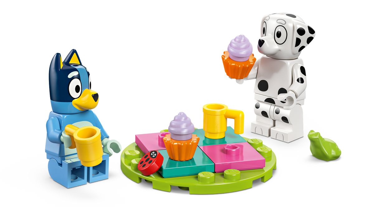 LEGO Bluey 11201 Linksmybės žaidimų aikštelėje su Bluey ir Chloe