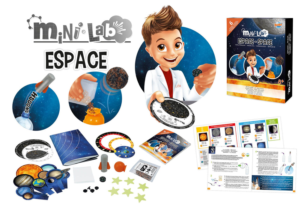 Buki Mini Lab kosmosas – Mėnulio ir žvaigždžių tyrinėjimas