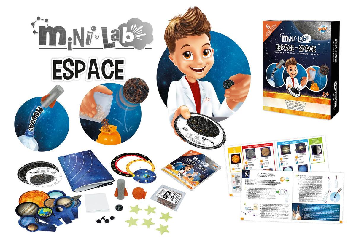 Buki Mini Lab kosmosas – Mėnulio ir žvaigždžių tyrinėjimas