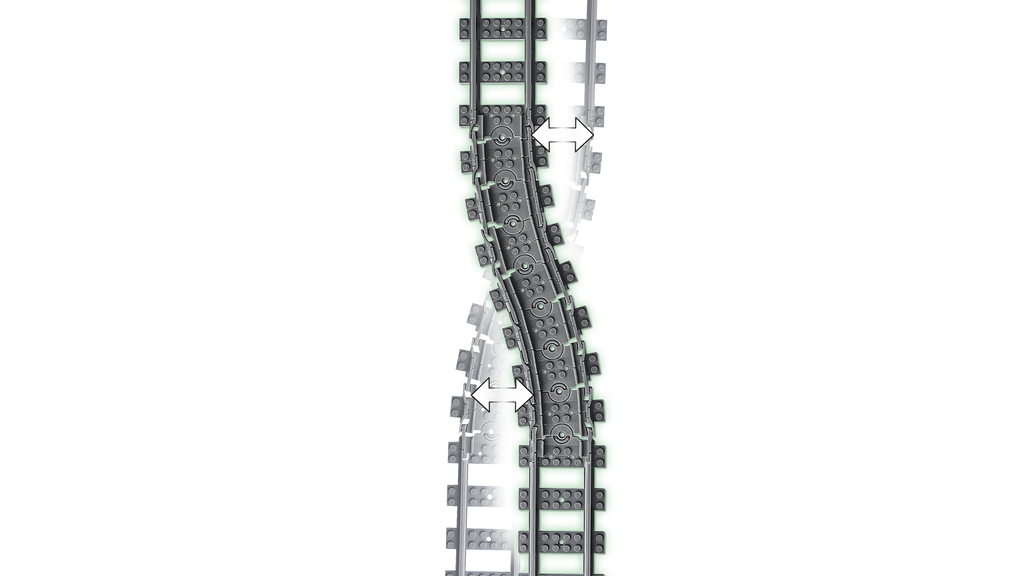 LEGO City 60205 Traukinio bėgiai