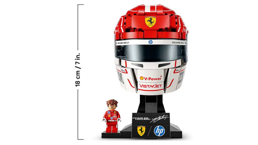 LEGO Editions 43014 Scuderia Ferrari HP Charles Leclerc šalmas