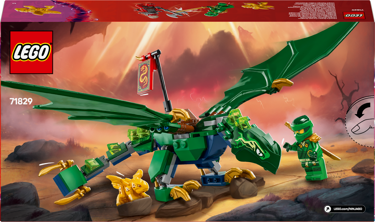 LEGO NINJAGO 71829 Lloydo žaliasis miško drakonas