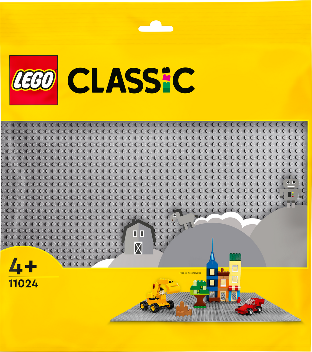 LEGO Classic 11024 Pilka pagrindo plokštė