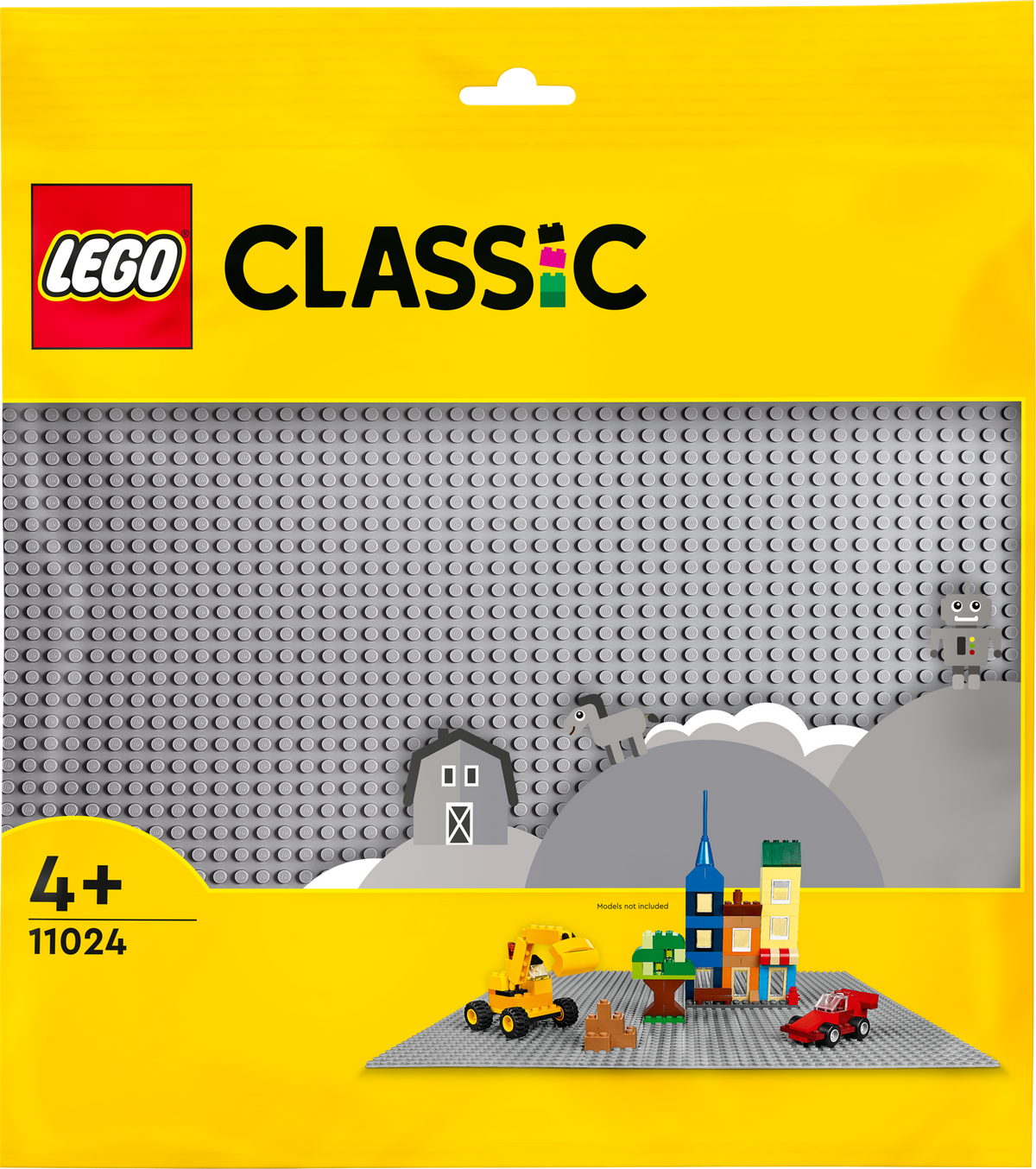 LEGO Classic 11024 Pilka pagrindo plokštė