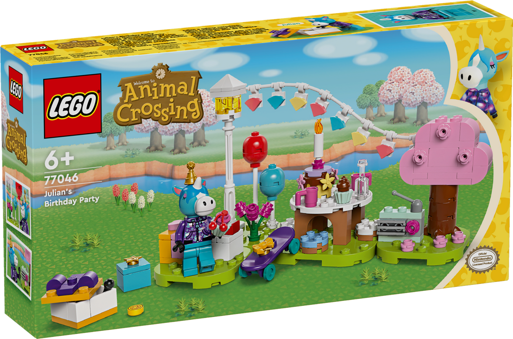LEGO Animal Crossing 77046 Julian gimtadienio vakarėlis