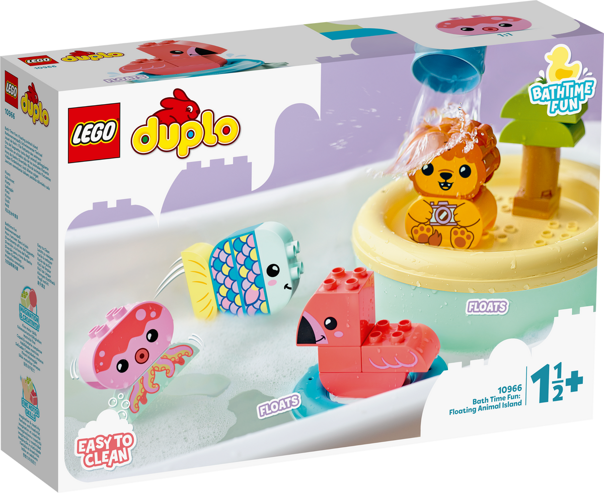 LEGO DUPLO 10966 Maudynių linksmybės: plaukiojanti gyvūnų sala