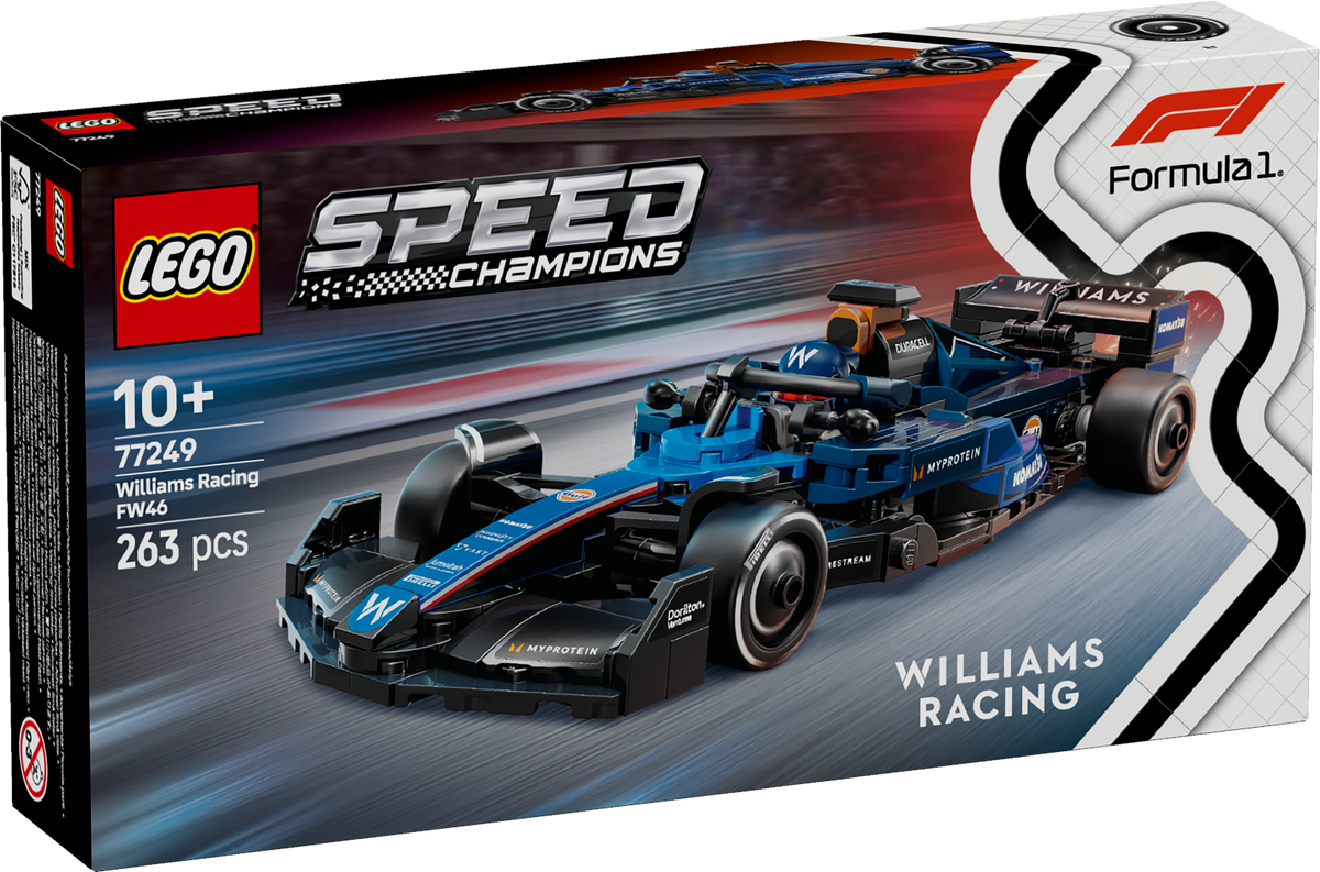 LEGO Speed Champions 77249 Williams Racing FW46 F1 bolidas