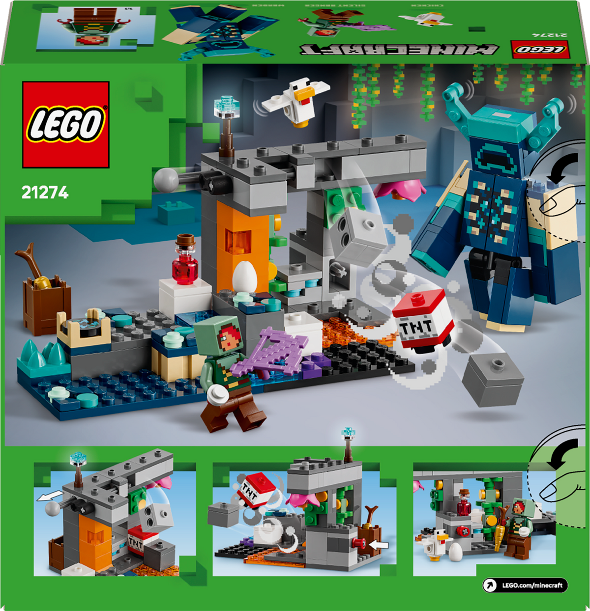 LEGO Minecraft 21274 Susitikimas su sargu