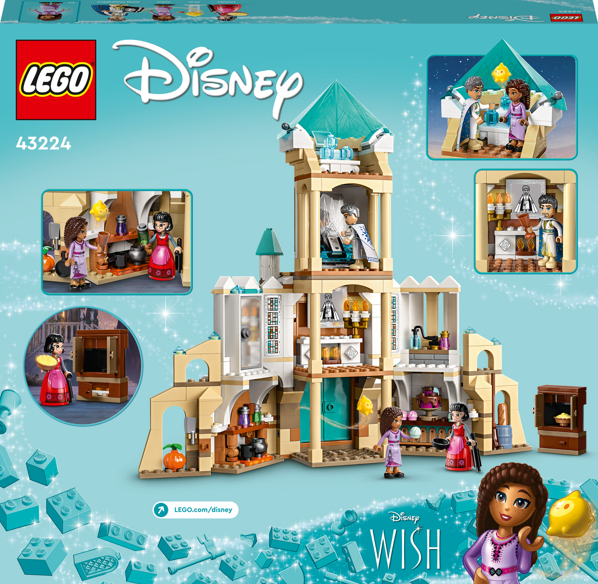 LEGO Disney 43224 Karaliaus Magnifiko pilis