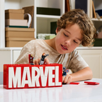 LEGO Marvel 76313 MARVEL logotipas ir minifigūrėlės