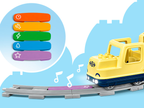 LEGO DUPLO 10428 Didysis interaktyvus miesto traukinys