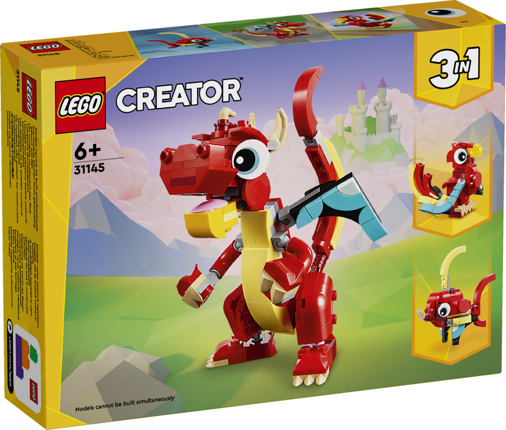 LEGO Creator 31145 Raudonasis drakonas
