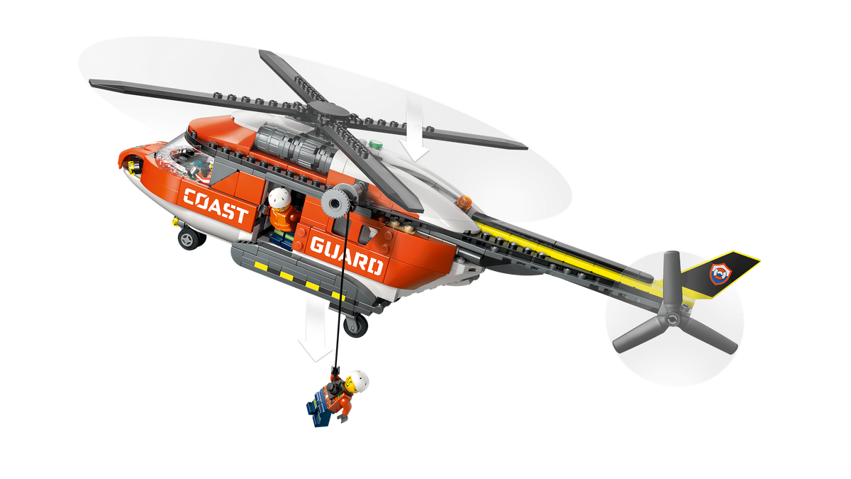 LEGO City 60503 Pakrančių apsaugos sraigtasparnis