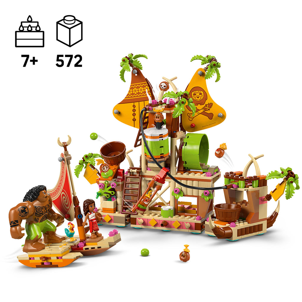 LEGO Disney 43258 Vaianos Kakamorų barža