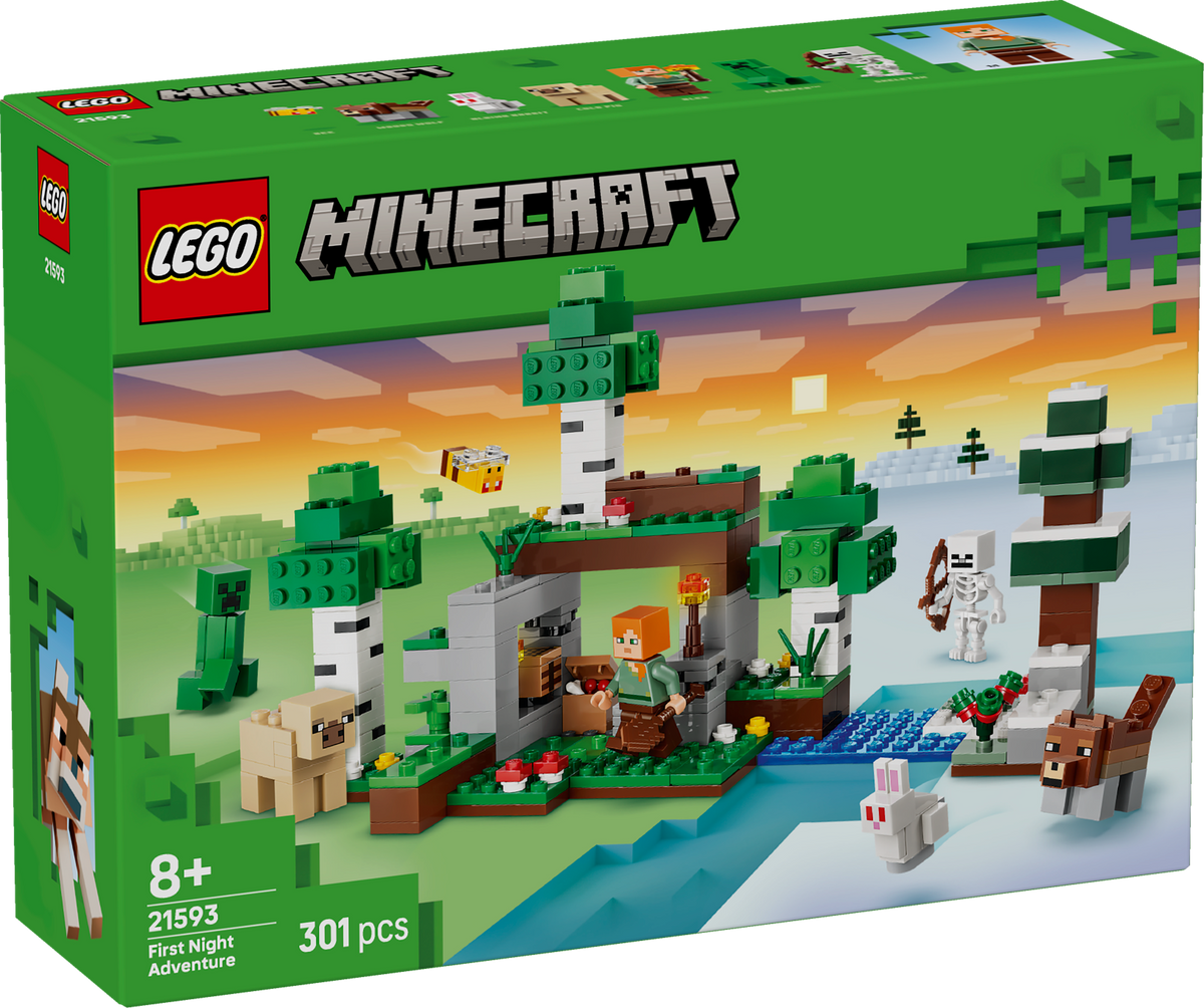 LEGO Minecraft 21593 Pirmosios nakties nuotykis
