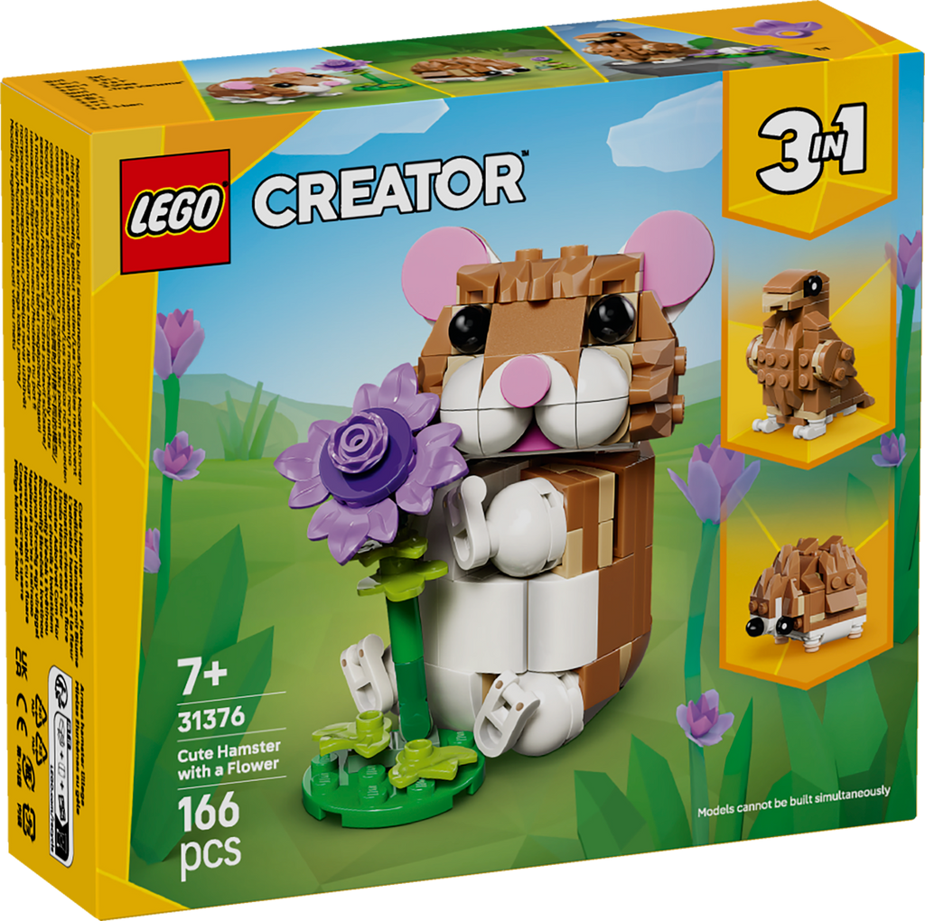 LEGO Creator 31376 Mielas žiurkėnas su gėle