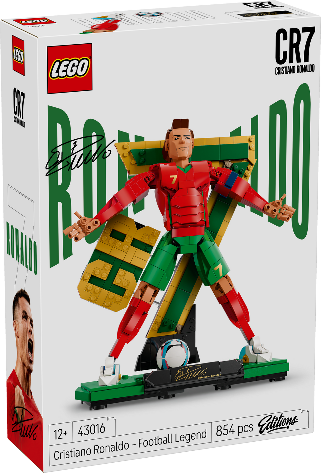 LEGO Editions 43016 Cristiano Ronaldo – futbolo legenda