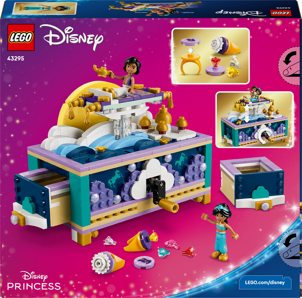 LEGO Disney 43295 Jazminos papuošalų dėžutė