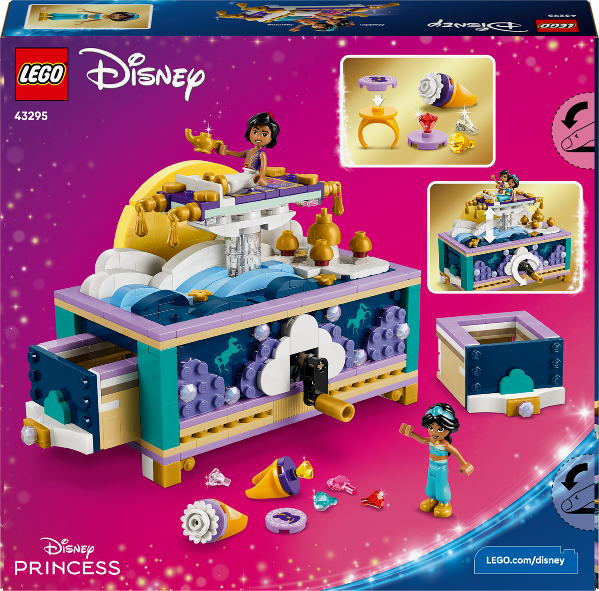 LEGO Disney 43295 Jazminos papuošalų dėžutė