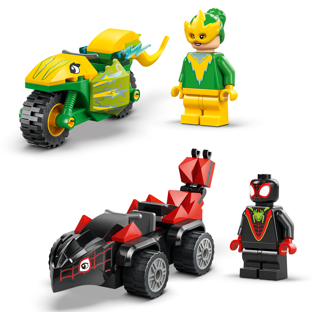 LEGO Marvel 11198 Spin ir Electro dinozaurų mašinų gaudynės