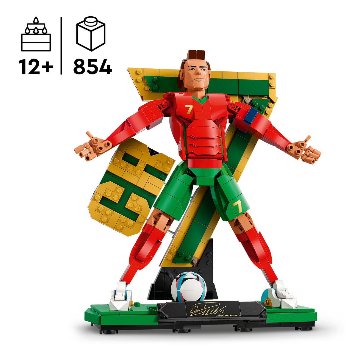 LEGO Editions 43016 Cristiano Ronaldo – futbolo legenda