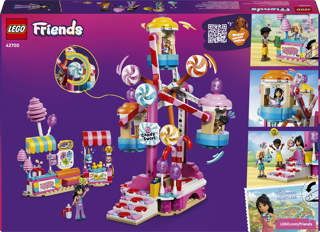 LEGO Friends 42700 Saldainių ir keksiukų apžvalgos ratas