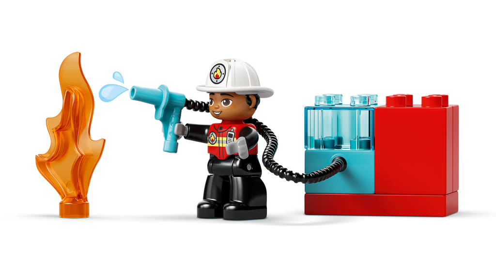 LEGO DUPLO 10473 Gaisrinė mašina su žarna ir gaisrininku