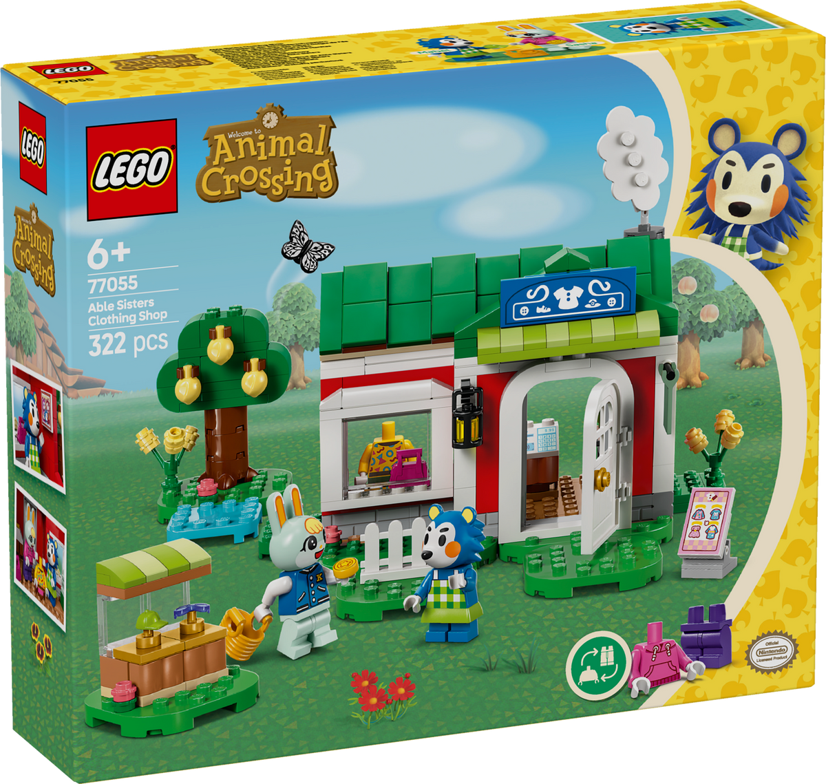 LEGO Animal Crossing 77055 Able Sisters drabužių parduotuvė