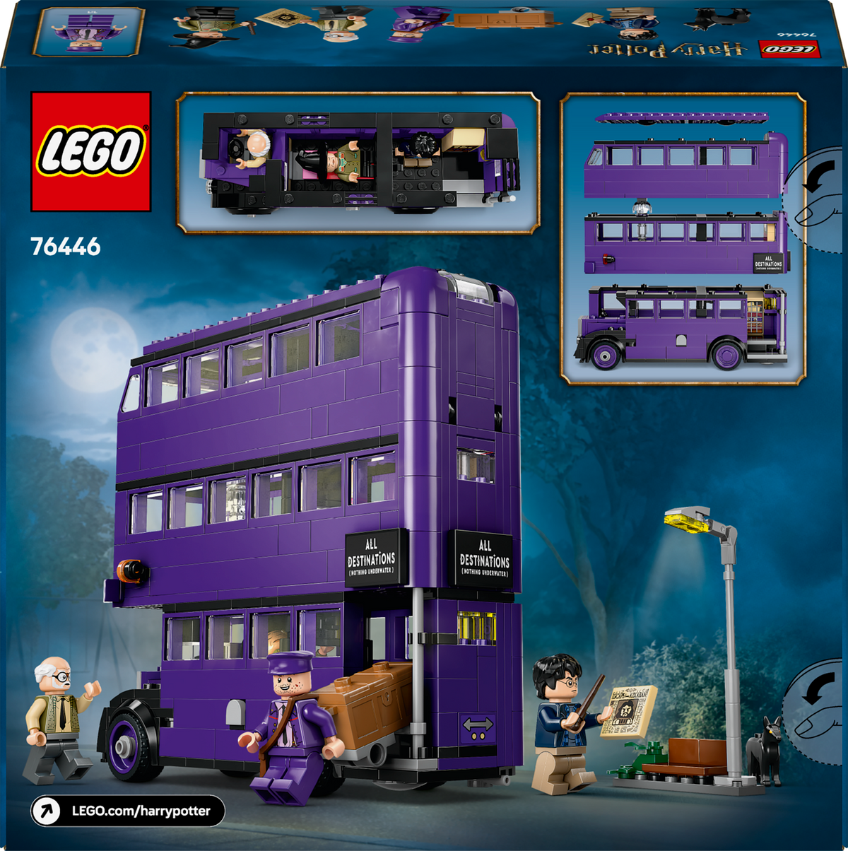 LEGO Harry Potter 76446 Nuotykiai Riterių autobusu