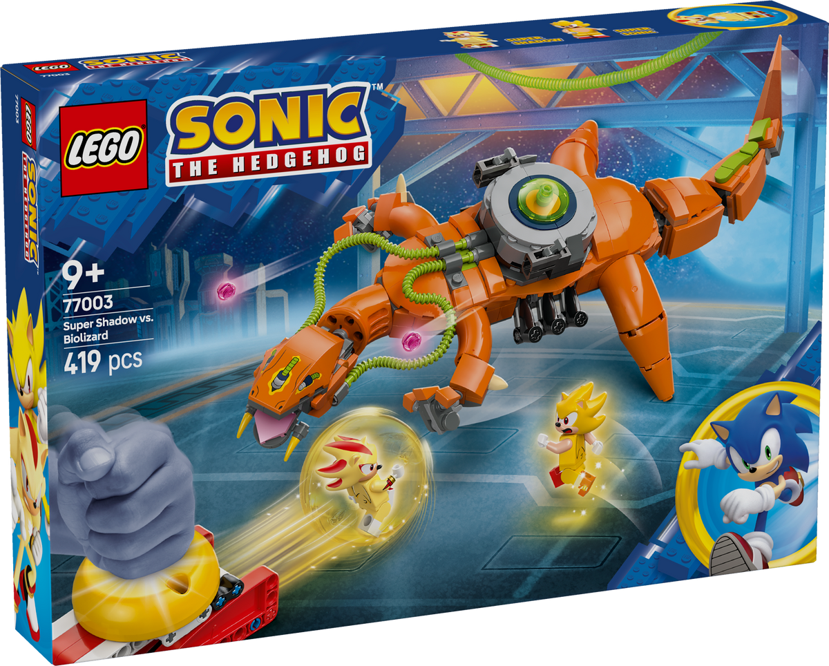 LEGO Sonic the Hedgehog 77003 Super Shadow prieš Biolizardą